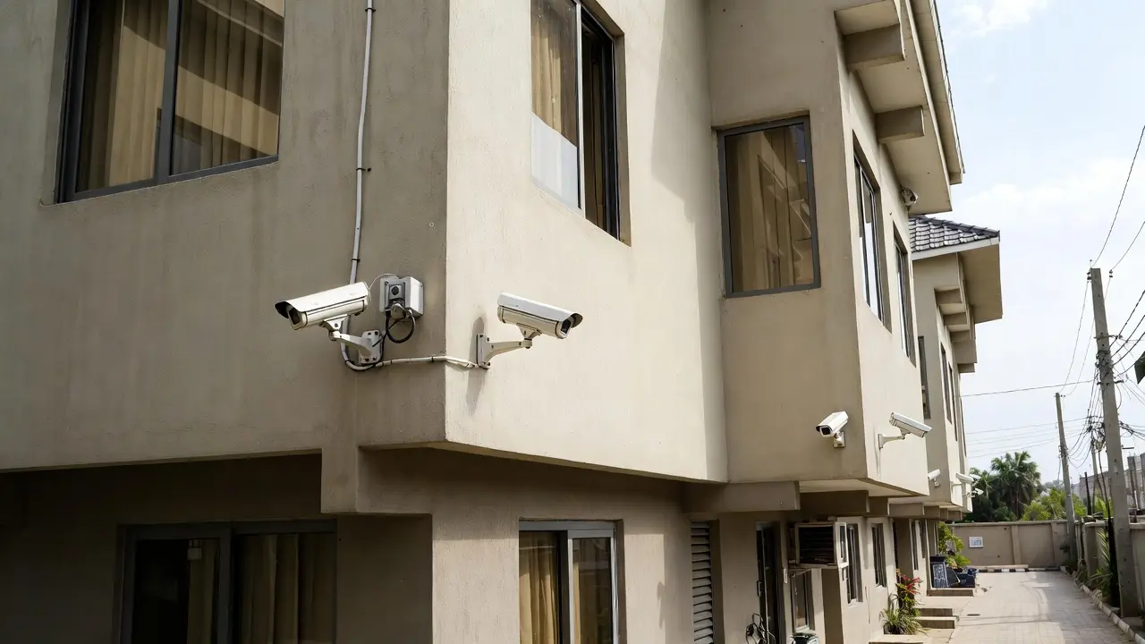 Complete Residential CCTV camera installation in Nigeria by Cee Horizon