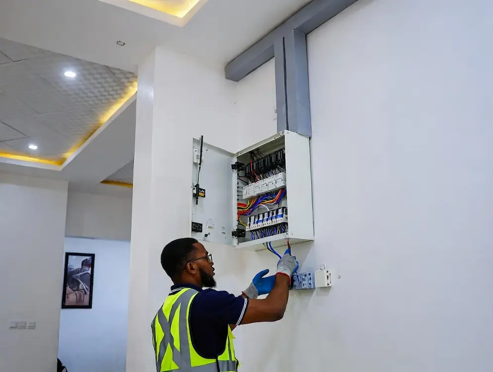 Professional electrical wiring and maintenance in a Nigerian home by Cee Horizon